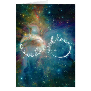 Geweldige mystisch ineindigheidsymbool "Live Laugh