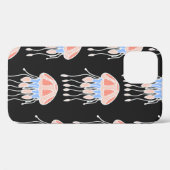 Geweldige naadloze patronen van kwallen. B Case-Mate iPhone Case (Achterkant (horizontaal))