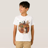 Geweldige najaar: Bunny & Pumpkin T-shirt (Voorkant volledig)