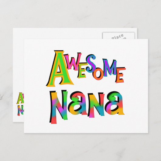 Geweldige Nana T-shirts en geschenken Briefkaart (Voorkant / Achterkant)