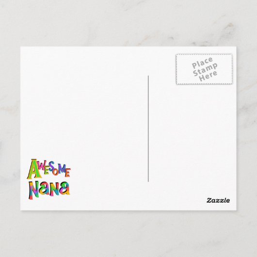 Geweldige Nana T-shirts en geschenken Briefkaart (Achterkant)