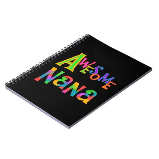 Geweldige Nana T-shirts en geschenken Notitieboek (Linkerzijde)
