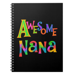 Geweldige Nana T-shirts en geschenken Notitieboek