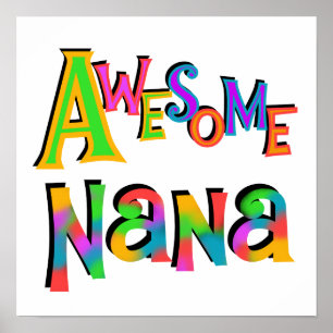 Geweldige Nana T-shirts en geschenken Poster