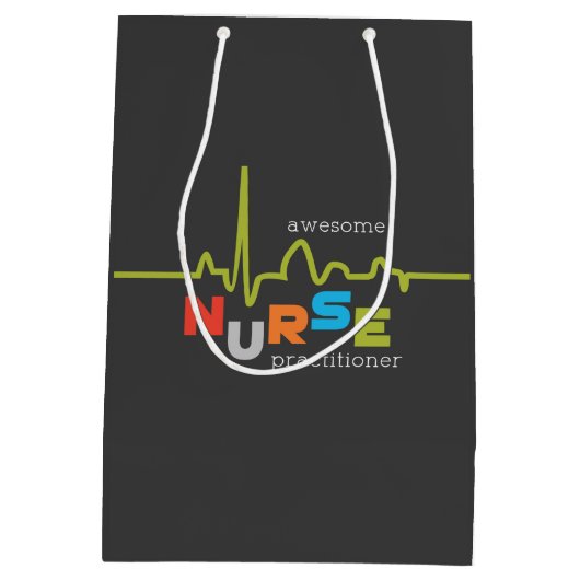 Geweldige nationale week van verpleegkundigen medium cadeauzakje (Achterkant)