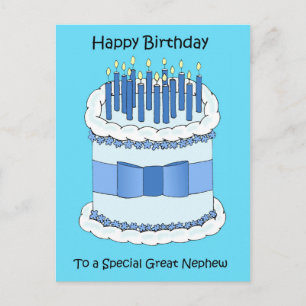 Geweldige neef Happy Birthday Briefkaart