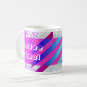 Geweldige nieuw ontwerp met Wave Neon Fun Koffiemok (Voorkant links)