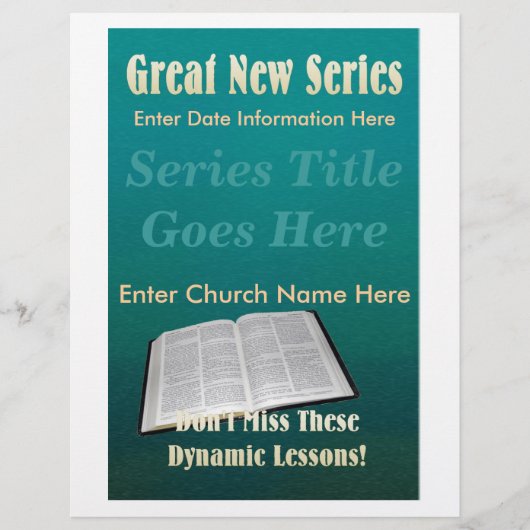 Geweldige nieuwe serie brochure Blauwgroen (Voorkant)