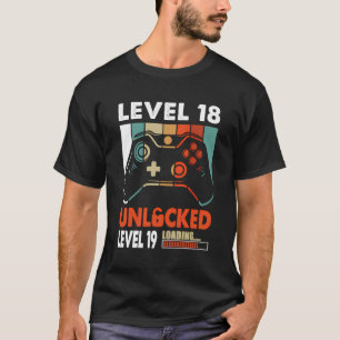 Geweldige Niveau 18 Ontgrendeld Niveau 19 Laden 18 T-shirt