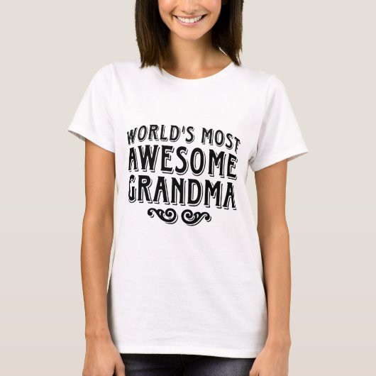 Geweldige oma t-shirt (Voorkant)