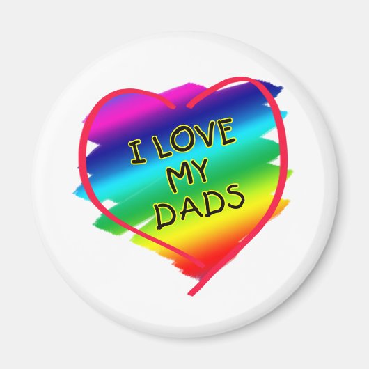 Geweldige ontwerp voor Gay Dads Magneet (Voorkant)