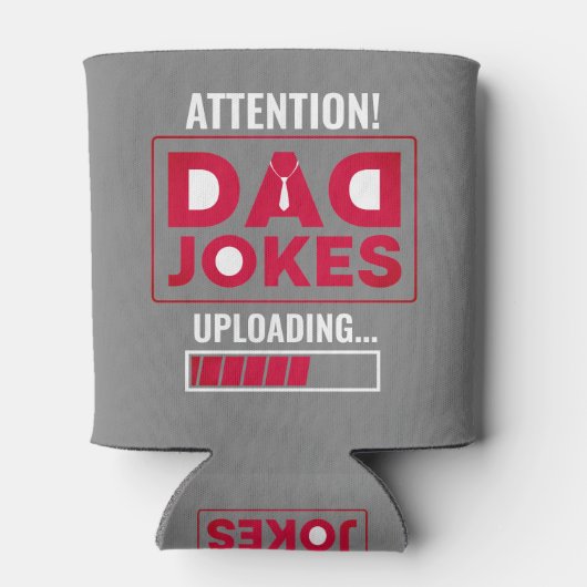 Geweldige ontwerpwaarschuwing! Pa Joke Loading Blikjeskoeler (Achterkant)