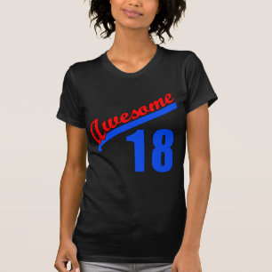 Geweldige op 18 jaar 18e verjaardag t-shirt