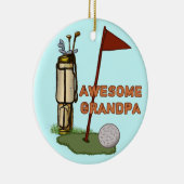 Geweldige opa Golf ornament (Rechts)
