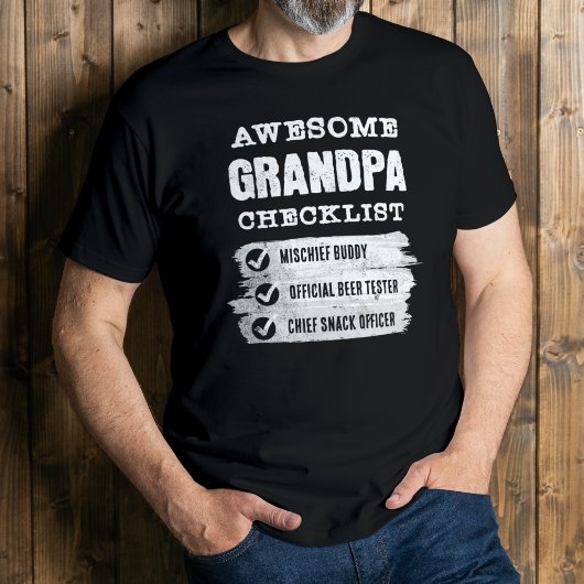  Geweldige opa grappig t-shirt