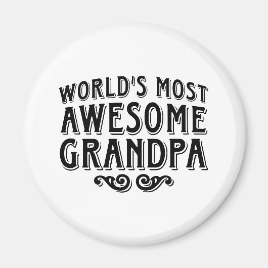 Geweldige opa magneet (Voorkant)