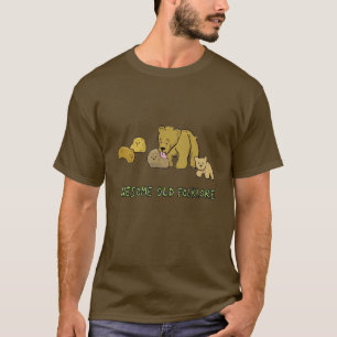 Geweldige oud Beer Folklore T-shirt
