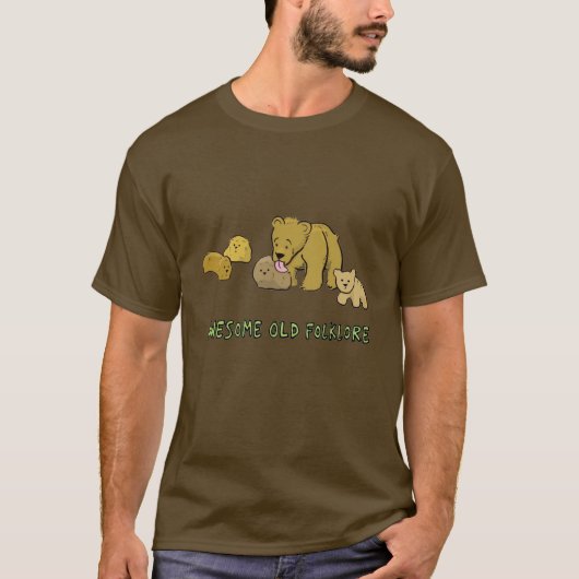 Geweldige oud Beer Folklore T-shirt (Voorkant)