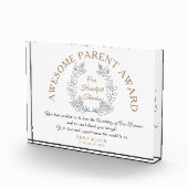 Geweldige Ouderprijs Bedankt van Bride & Groom Fotoblokken (Rechts)