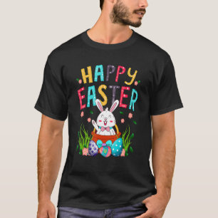 Geweldige paaseieren Happy Paasdag Rabbit T-shirt