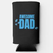 Geweldige papa blauw tekst zwart (Voorkant)