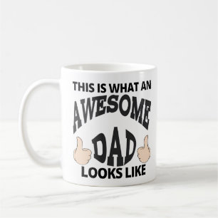 Geweldige papa Dit is hoe een vader eruit ziet Koffiemok