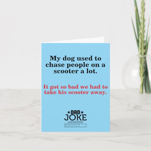 Geweldige papa grap feestdagen kaart (Voorkant)