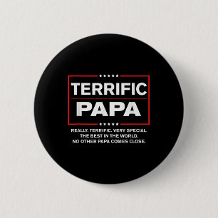 Geweldige papa - Grappig Donald Trump Beste papa Ronde Button 5,7 Cm