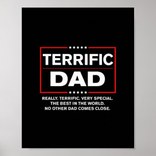 Geweldige papa - Grappige Donald Trump Vaderdag Poster
