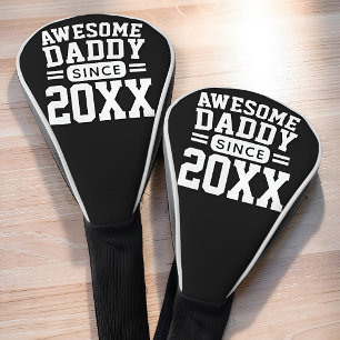 Geweldige papa sinds atletisch moderne Vaderdag Golfheadcover