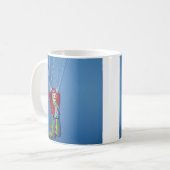 Geweldige Parachutespringende Clown Koffiemok (Voorkant links)