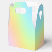 Geweldige pasteelregenboogbruiloft bedankdoosjes (Geopend)