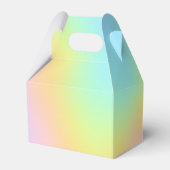 Geweldige pasteelregenboogbruiloft bedankdoosjes (Voorkant Zijde)