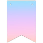 Geweldige pasteelregenboogbruiloft vlaggetjes (Tweede vlag)