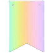 Geweldige pasteelregenboogbruiloft vlaggetjes (Derde vlag)