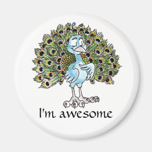 Geweldige Peacock Magnet Magneet