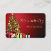 Geweldige perfecte kerstboom visitekaartje (Voorkant)