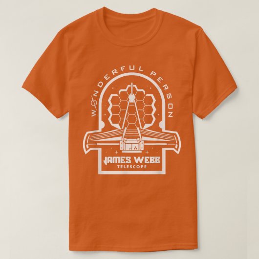 Geweldige Person Space Telescope T-shirt (Design voorkant)