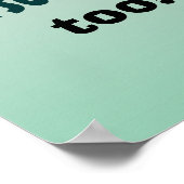 Geweldige persoonlijkheid poster (Hoek)