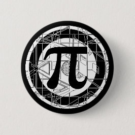 Geweldige Pi-symbool Ronde Button 5,7 Cm
