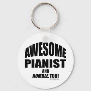Geweldige pianist sleutelhanger