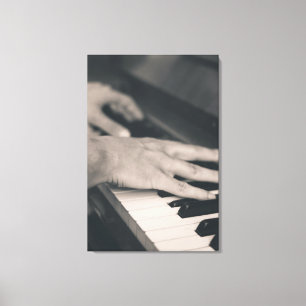 Geweldige piano canvas afdruk
