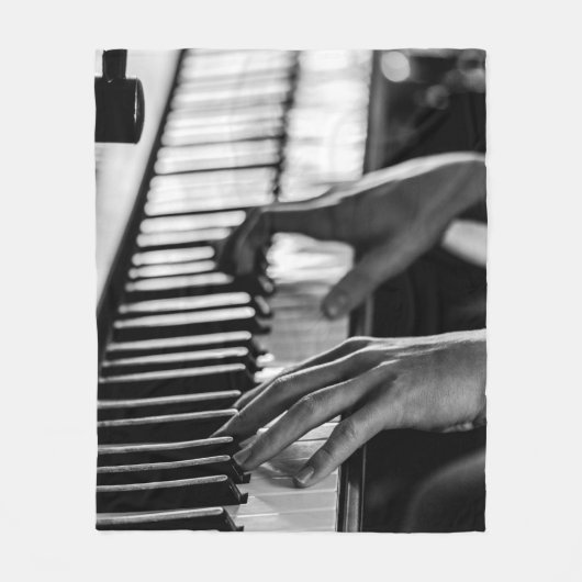 Geweldige piano fleece deken (Voorkant)