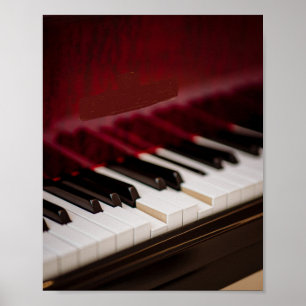 Geweldige Piano Kunst Poster
