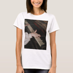 Geweldige Piano-kunstwerk T-shirt