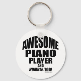 Geweldige Piano Player Sleutelhanger