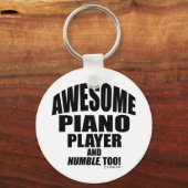 Geweldige Piano Player Sleutelhanger (Voorkant)