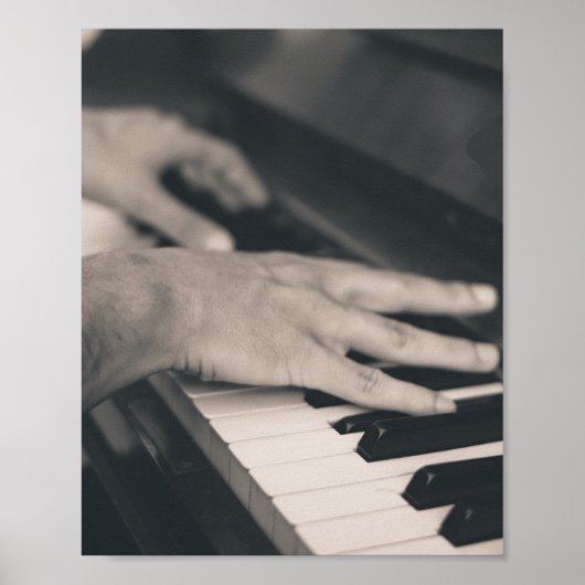 Geweldige piano poster (Voorkant)