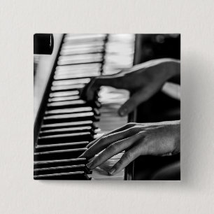 Geweldige piano vierkante button 5,1 cm