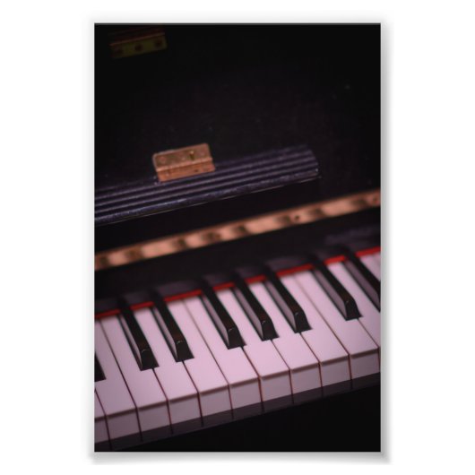 Geweldige Pianodesign Foto Afdruk (Voorkant)